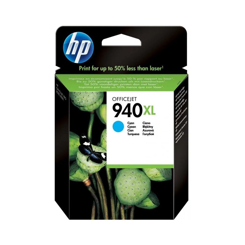 HP 940XL CYAN - CARTOUCHE D'ENCRE GRANDE CAPACITÉ HP D'ORIGINE (C4907AE)