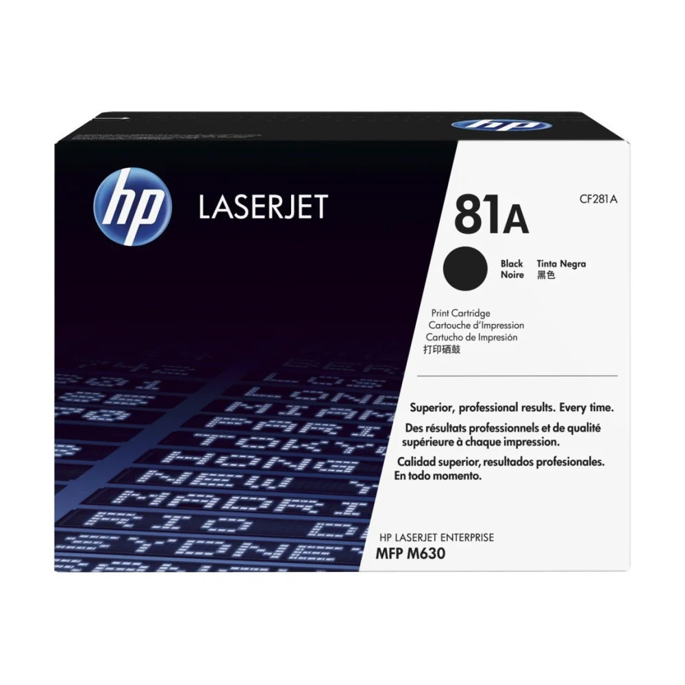 HP 81A NOIR (CF281A) - TONER HP LASERJET D'ORIGINE