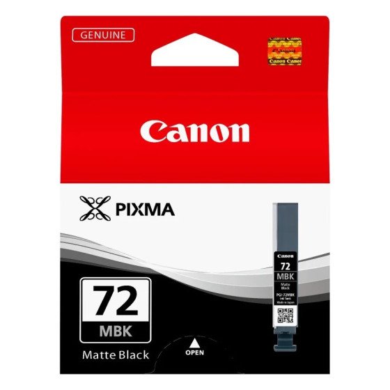 CANON PGI-72MBK NOIR MAT - CARTOUCHE D'ENCRE CANON D'ORIGINE (6402B001AA)