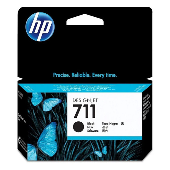 HP 711 NOIR - CARTOUCHE D'ENCRE HP D'ORIGINE (CZ129A)