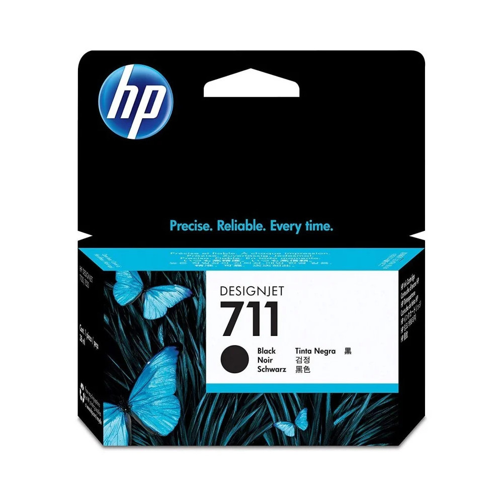HP 711 NOIR - CARTOUCHE D'ENCRE HP D'ORIGINE (CZ129A)