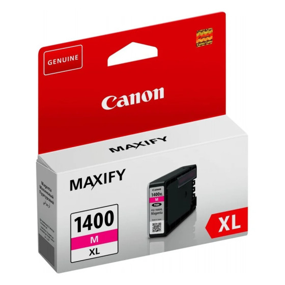 CANON PGI-1400XL M MAGENTA - CARTOUCHE D'ENCRE GRANDE CAPACITÉ CANON D'ORIGINE (9203B001AA)