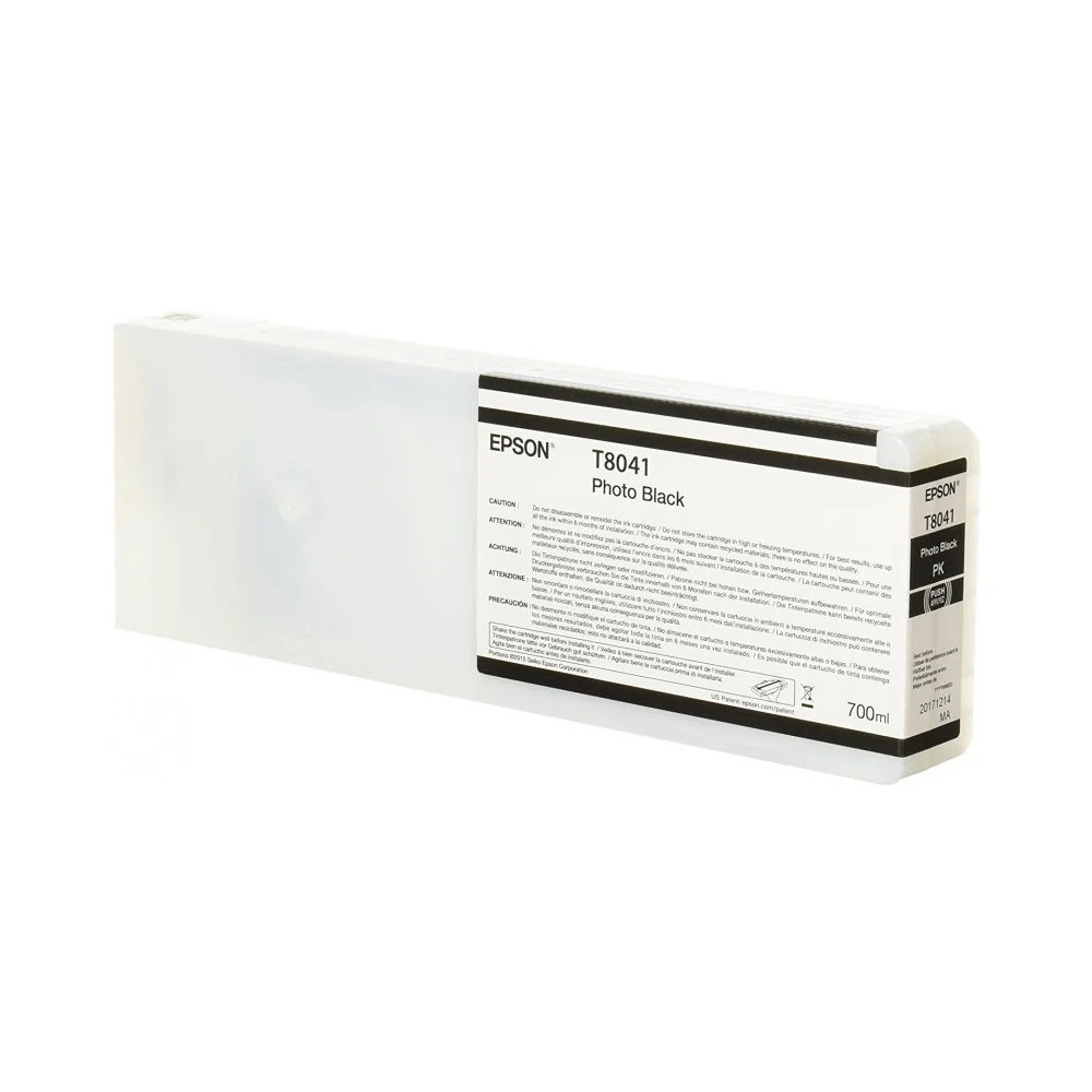 EPSON T8041 PHOTO NOIR - CARTOUCHE D'ENCRE EPSON ULTRACHROME HDX/HD 700ML (C13T804100)
