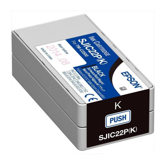 EPSON SJIC22P NOIR - CARTOUCHE D'ENCRE EPSON D'ORIGINE (C33S020601)