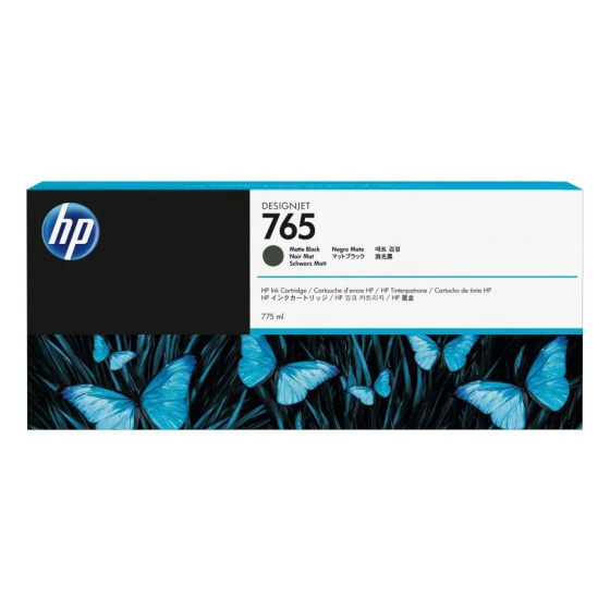 HP 765 NOIR MATE - CARTOUCHE D'ENCRE HP D'ORIGINE (F9J55A)