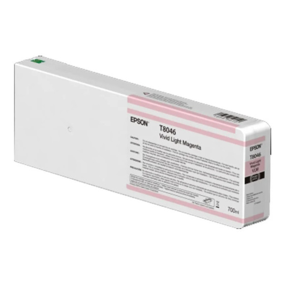 EPSON T8046 VIVID MAGENTA CLAIRE - CARTOUCHE D'ENCRE EPSON ULTRACHROME HDX/HD 700ML (C13T804600)