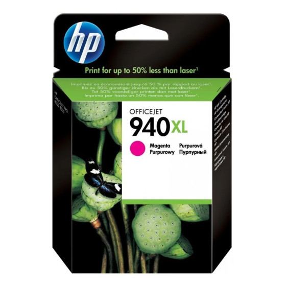 HP 940XL MAGENTA - CARTOUCHE D'ENCRE GRANDE CAPACITÉ HP D'ORIGINE (C4908AE)