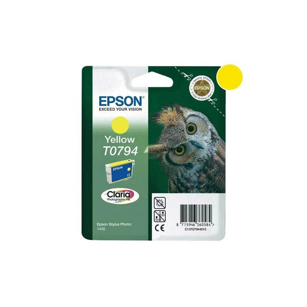 CARTOUCHE EPSON CHOUETTE - ENCRE CLARIA J (C13T07944010)