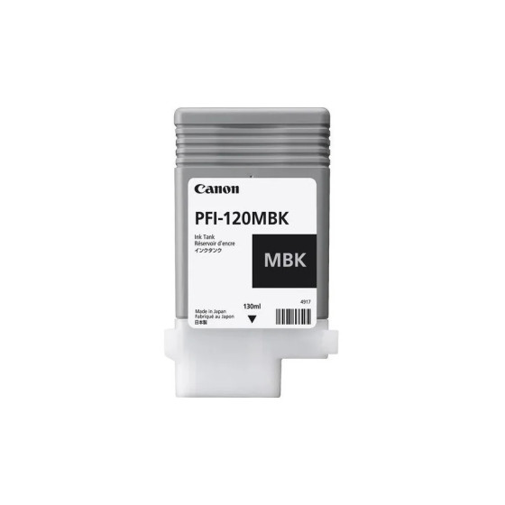 CANON PFI-120 NOIR MAT - CARTOUCHE D'ENCRE CANON D'ORIGINE (2884C001AA)