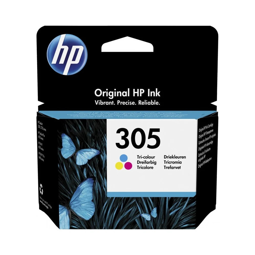 HP 305 TROIS COULEURS - CARTOUCHE D'ENCRE HP D'ORIGINE (3YM60AE)