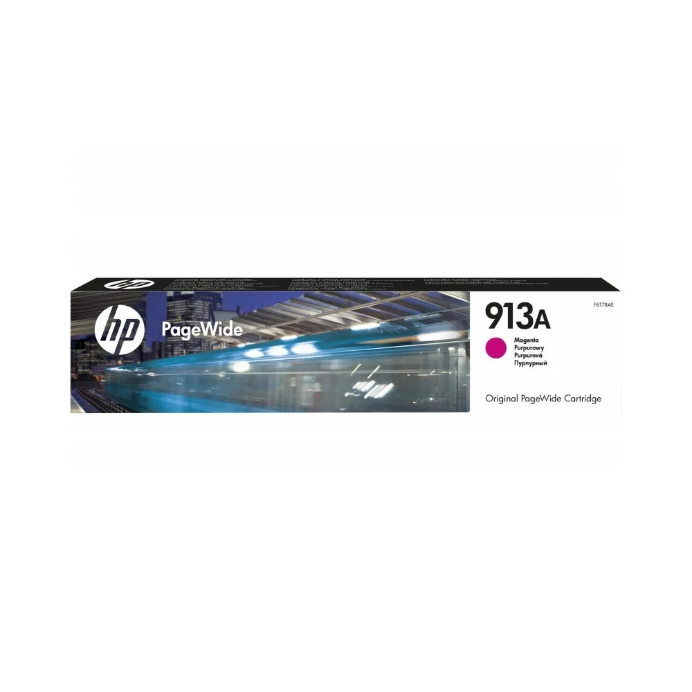 HP 913A MAGENTA - CARTOUCHE PAGEWIDE HP D'ORIGINE (F6T78AE)