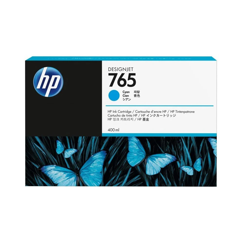 HP 765 CYAN - CARTOUCHE D'ENCRE HP D'ORIGINE (F9J52A)
