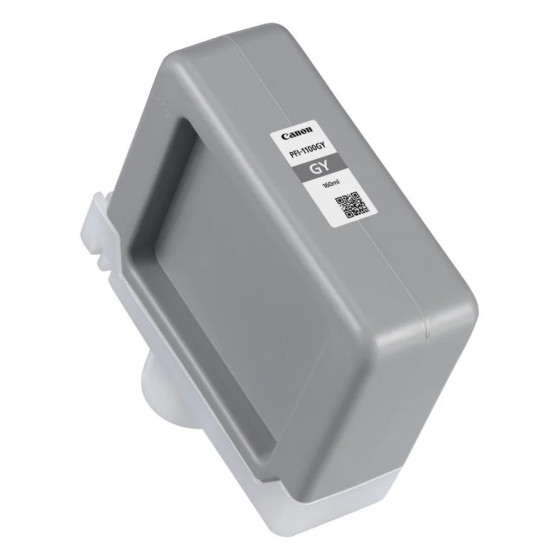 CANON PFI-1100GY GREY - CARTOUCHE D'ENCRE CANON D'ORIGINE (0856C001AA)