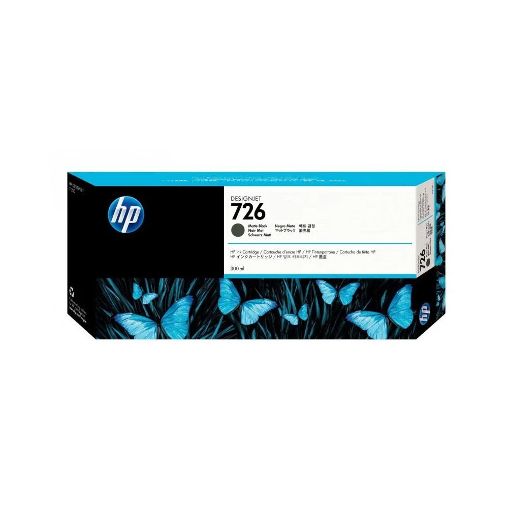 HP 726 NOIR MAT - CARTOUCHE D'ENCRE HP D'ORIGINE (CH575A)