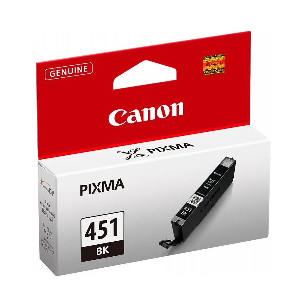 CANON CLI-451BK NOIR - CARTOUCHE D'ENCRE CANON D'ORIGINE (6523B001AA)