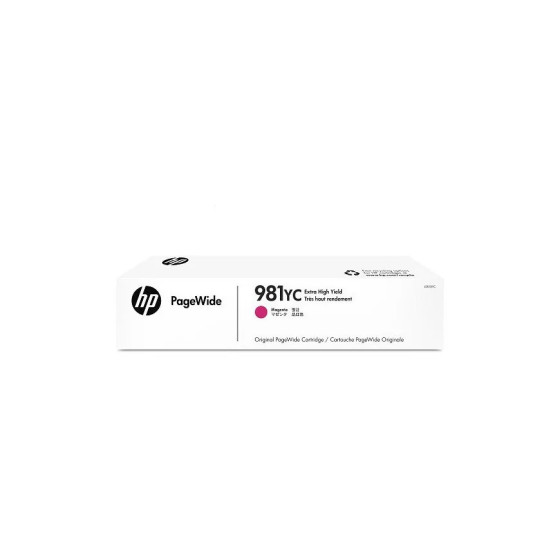 HP 981YC MAGENTA - CARTOUCHE D'ENCRE HP D'ORIGINE À TRÈS HAUT RENDEMENT (L0R18YC)