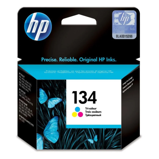 HP 134 TROIS COULEURS - CARTOUCHE D'ENCRE HP D'ORIGINE (C9363HE)