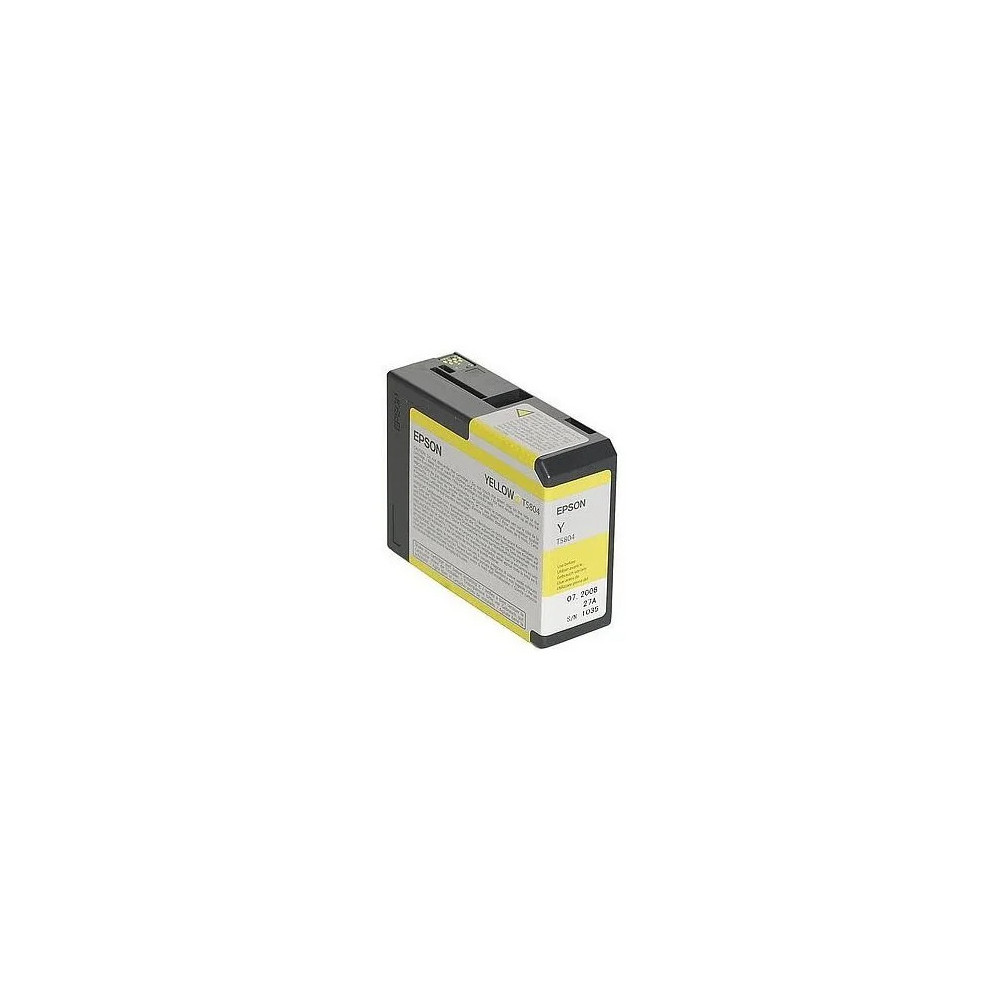 CARTOUCHE D'ENCRE EPSON SP 3800/3880 (80ML) JAUNE (C13T580400)
