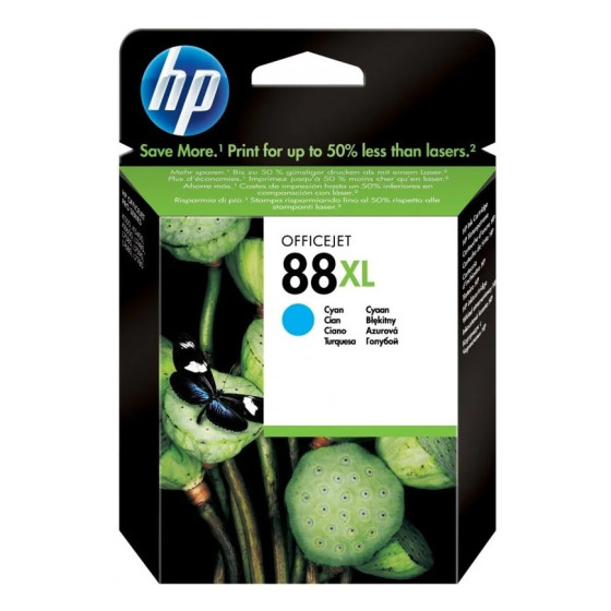 HP 88XL CYAN - CARTOUCHE D'ENCRE GRANDE CAPACITÉ HP D'ORIGINE (C9391AE)