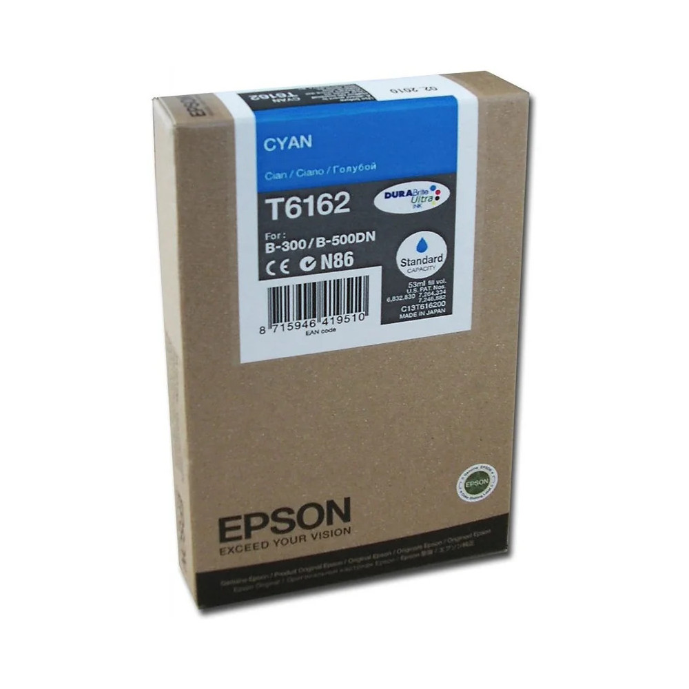 EPSON T6162 CYAN - CARTOUCHE D'ENCRE EPSON D'ORIGINE (C13T616200)