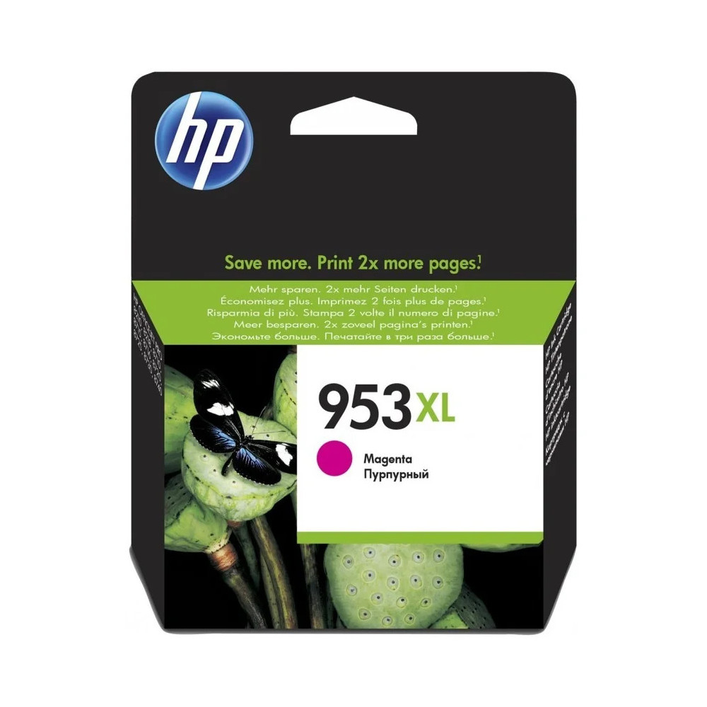 HP 953XL MAGENTA - CARTOUCHE D'ENCRE GRANDE CAPACITÉ HP D'ORIGINE (F6U17AE)
