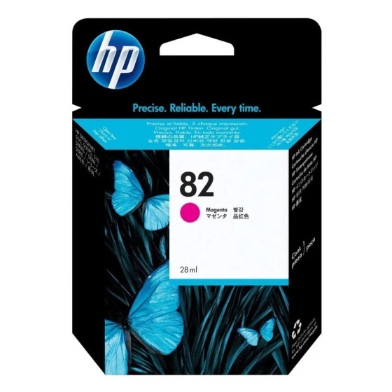 HP 82 MAGENTA - CARTOUCHE D'ENCRE HP D'ORIGINE (CH567A)