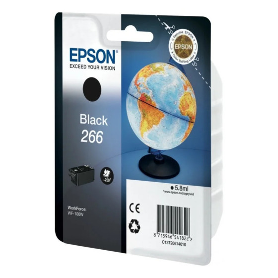 EPSON GLOBE 266 NOIR - CARTOUCHE D'ENCRE DURABRITE ULTRA N (C13T26614010)