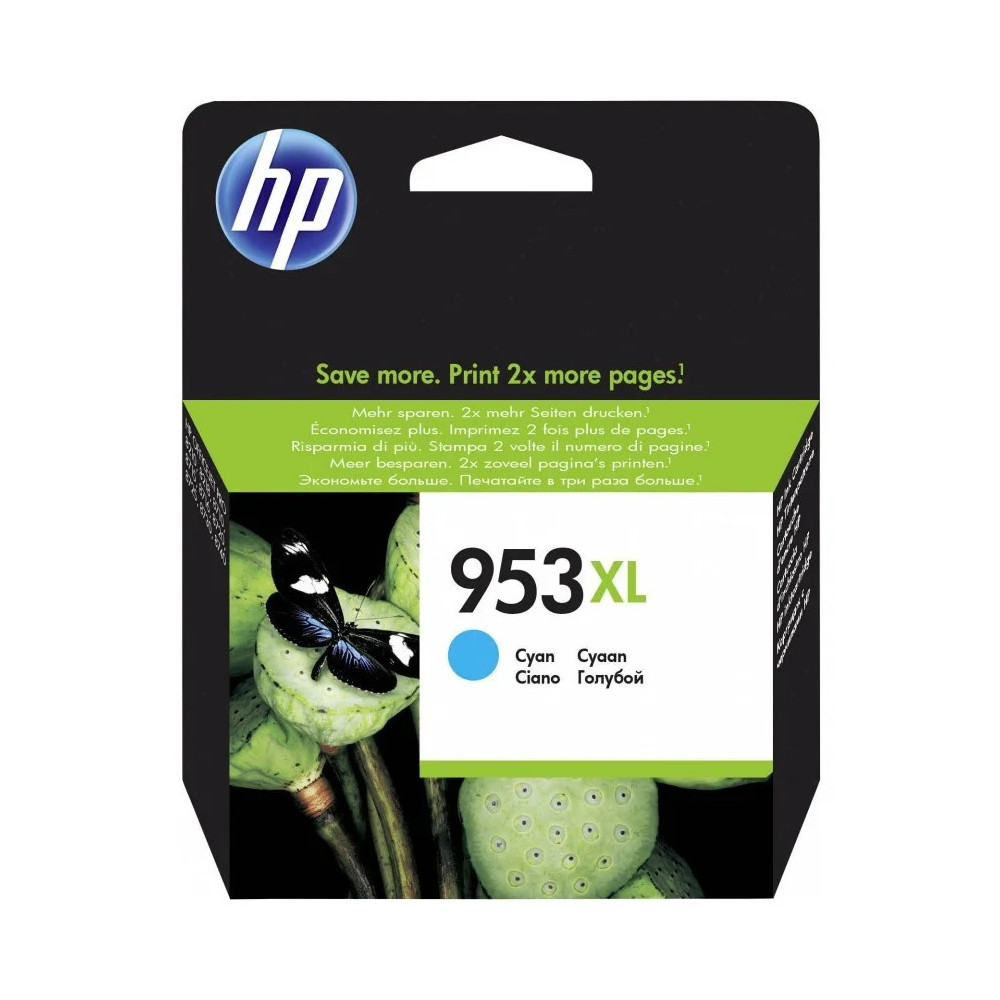 HP 953XL CYAN - CARTOUCHE D'ENCRE GRANDE CAPACITÉ HP D'ORIGINE (F6U16AE)
