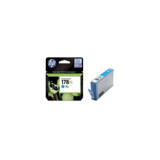 HP 178XL CYAN - CARTOUCHE D'ENCRE GRANDE CAPACITÉ HP D'ORIGINE (CB323HE)