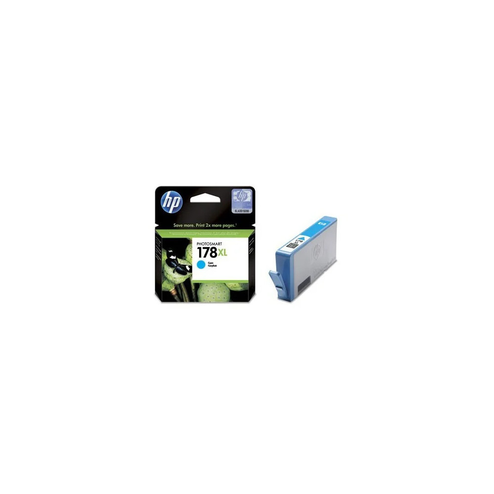 HP 178XL CYAN - CARTOUCHE D'ENCRE GRANDE CAPACITÉ HP D'ORIGINE (CB323HE)