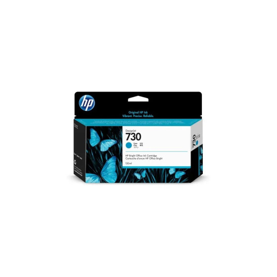 HP 730 CYAN - CARTOUCHE D'ENCRE HP D'ORIGINE (P2V62A)