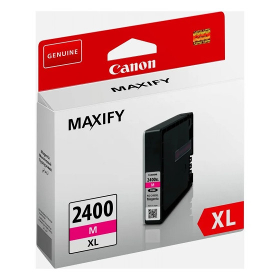 CANON PGI-2400XL M MAGENTA - CARTOUCHE D'ENCRE GRANDE CAPACITÉ CANON D'ORIGINE (9275B001AA)