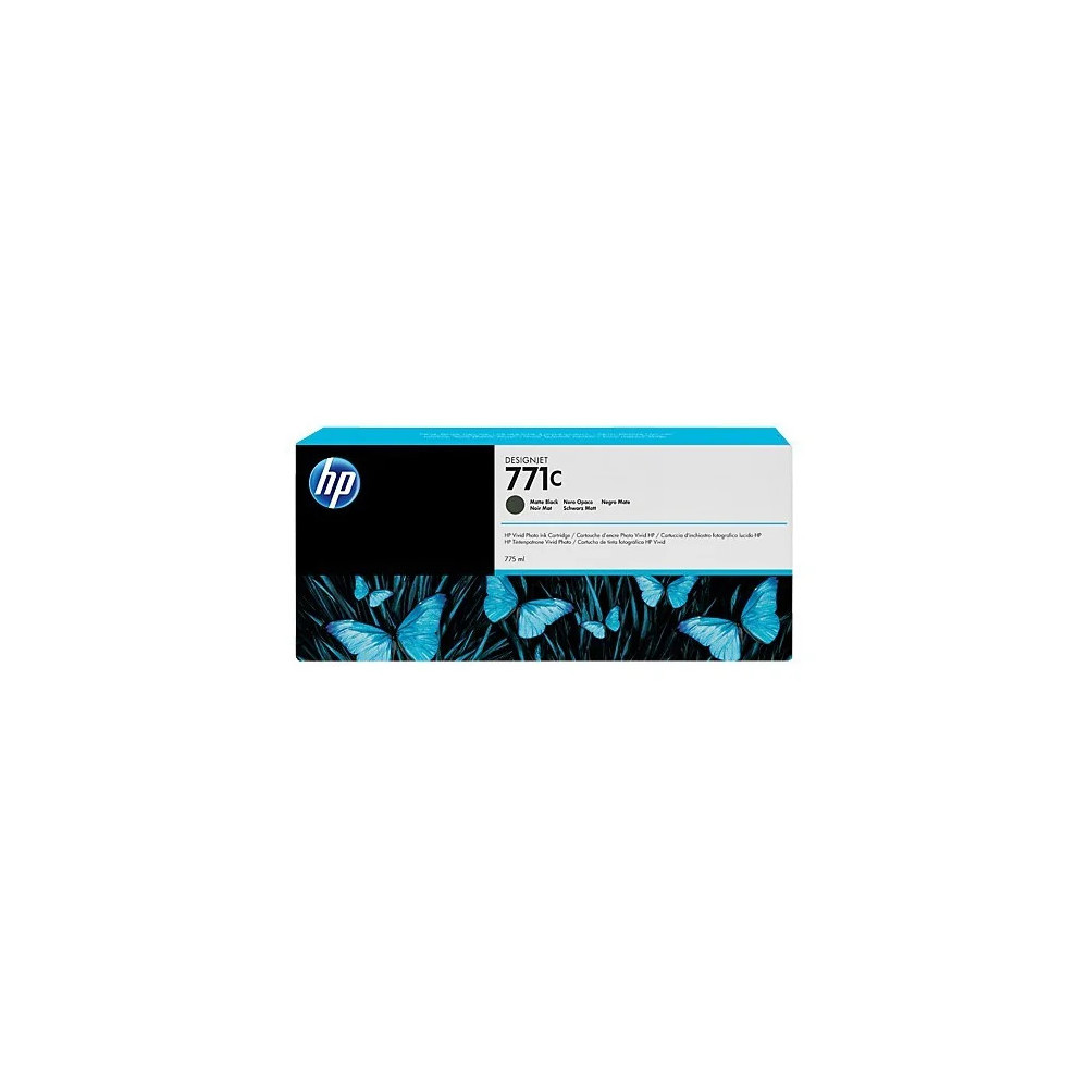 HP 771C NOIR MAT - CARTOUCHE D'ENCRE HP D'ORIGINE (B6Y07A)