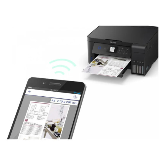 EPSON ECOTANK L4160 IMPRIMANTE MULTIFONCTION À RÉSERVOIRS RECHARGEABLES (C11CG23402)