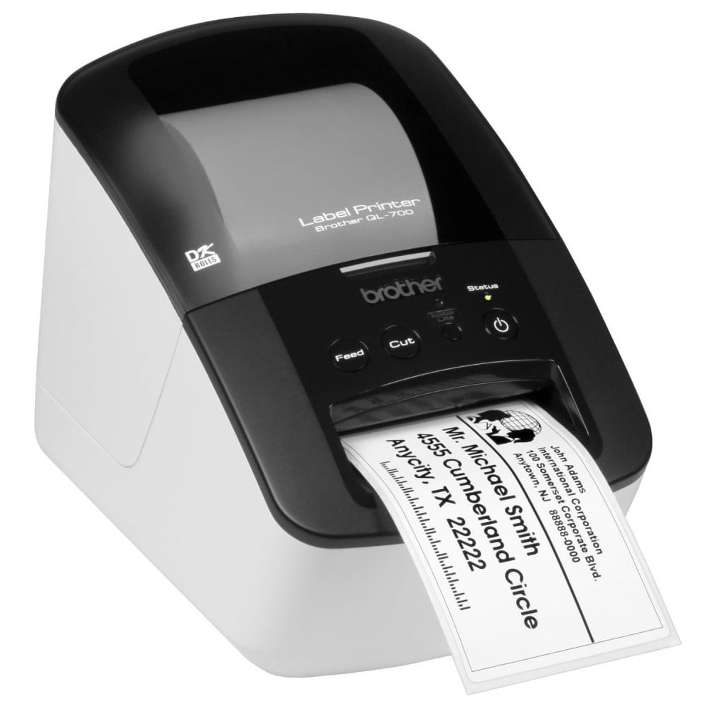 Imprimante d'étiquettes professionnelle Brother (QL-700) | Rightech...