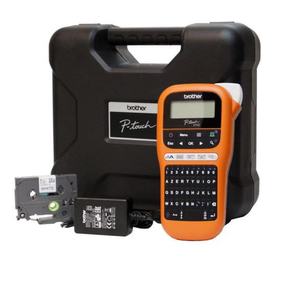 Etiqueteuse Professionnelle portable Brother - AZERTY (PT-E110VP)