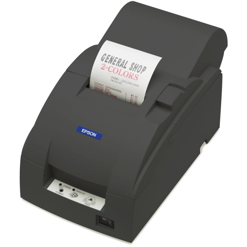  Imprimante Epson TM-U220A noire port série (avec alim - sans cordon secteur)
