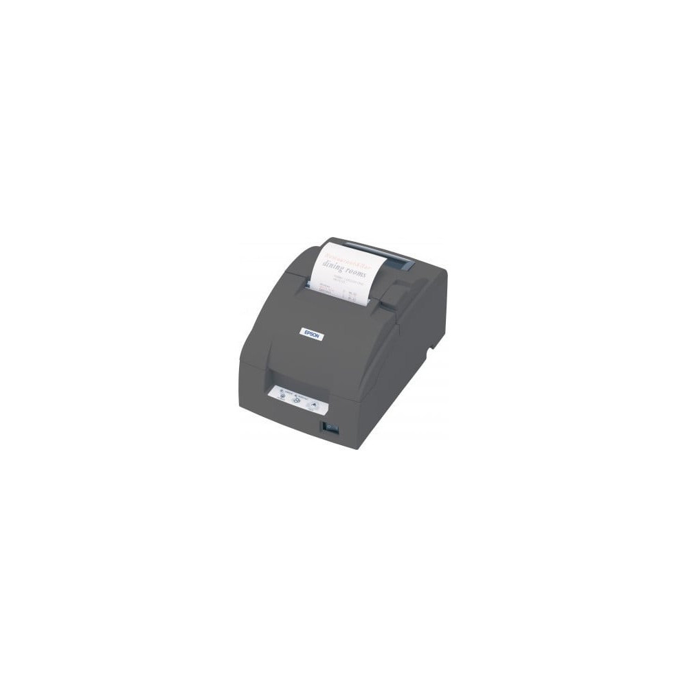 Imprimante de tickets à impact Epson TM-U220D Série noire (Avec alimentation - Sans cordon secteur)