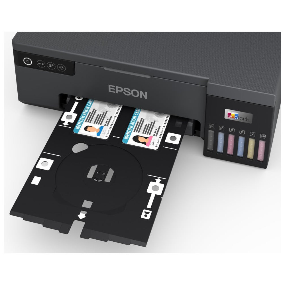  Epson EcoTank L8050 Imprimante Photo ( +impression sur cartes PVC) (C11CK37403)