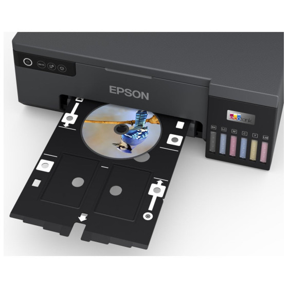  Epson EcoTank L8050 Imprimante Photo ( +impression sur cartes PVC) (C11CK37403)