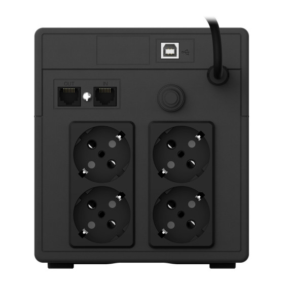ONDULEUR LINE-INTERACTIVE NJOY UPS CADU 1000 - 600 W / 1000 VA - 4 PRISES FR (UPCMTLS610HCAAZ)