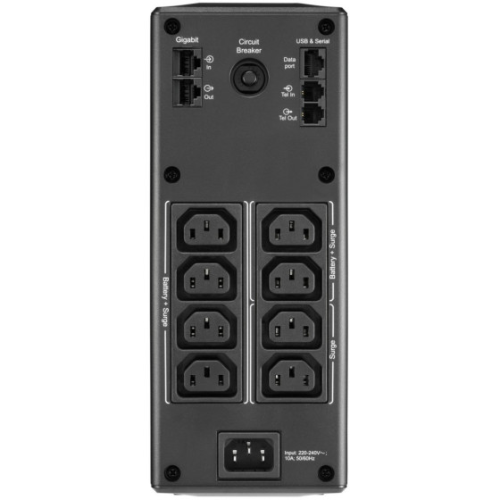 ONDULEUR LINE-INTERACTIVE APC BACK-UPS PRO BR1600MI - 960 W / 1600VA - 8 SORTIES C13