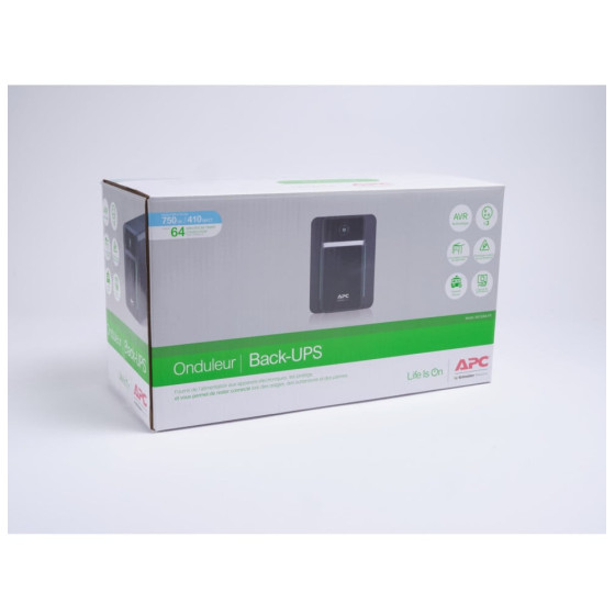 ONDULEUR LINE-INTERACTIVE APC BACK-UPS BX750MI-FR - 410 W / 750VA - 3 PRISES FRANÇAISES