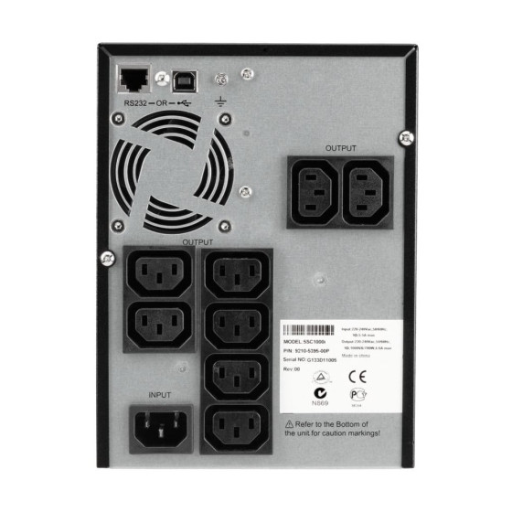 ONDULEUR LINE-INTERACTIVE EATON 5SC 1000I - 700 W / 1000 VA - 8 PRISES C13 (5SC1000I)