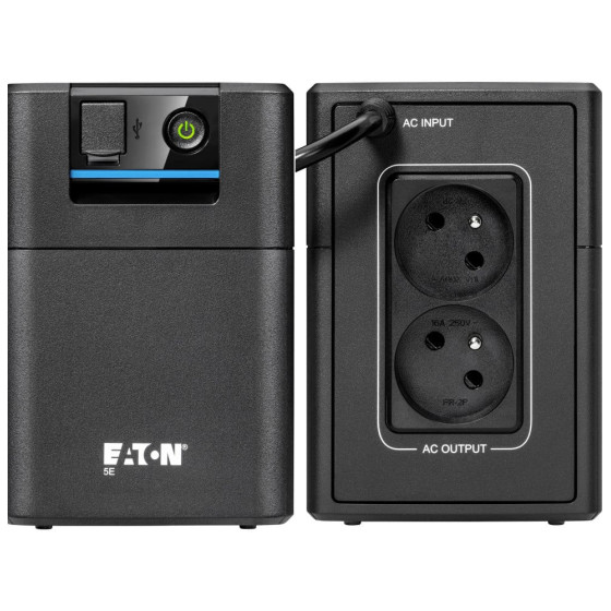 ONDULEUR LINE-INTERACTIVE EATON 5E GEN2 5E700UF USB GEN2 - 360 W / 700 VA - 2 PRISES FR