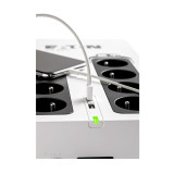ONDULEUR OFF-LINE UPS EATON 3S GÉN2 - 420 W / 700 VA - 8 PRISES FR + 2 USB (3S700F)