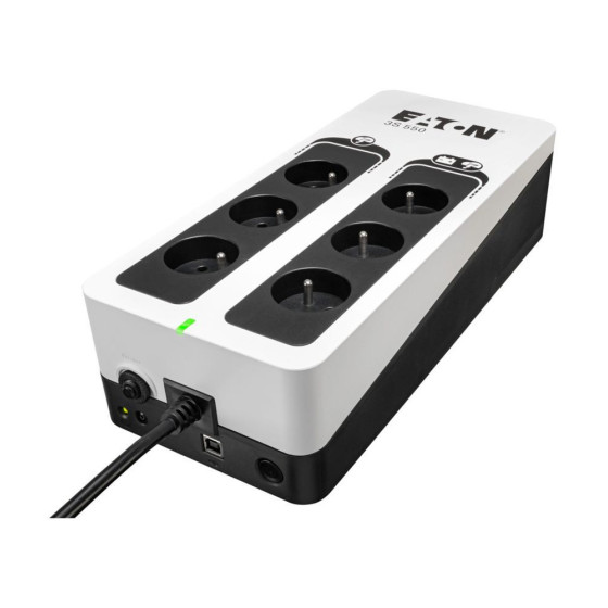 ONDULEUR OFF-LINE UPS EATON 3S GÉN2 - 330 W / 550 VA - 6 PRISES FR + USB (3S550F)