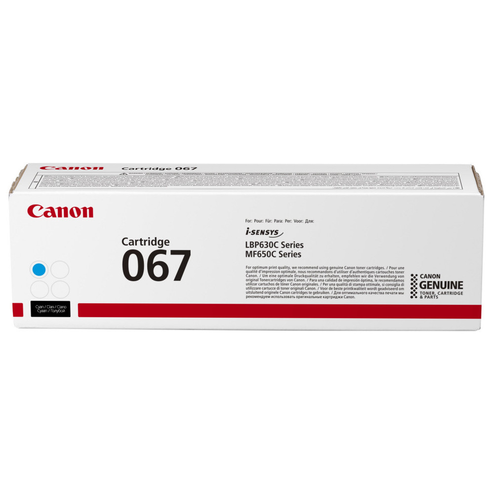 CANON 067 CYAN - TONER CANON D'ORIGINE (5101C002AA)