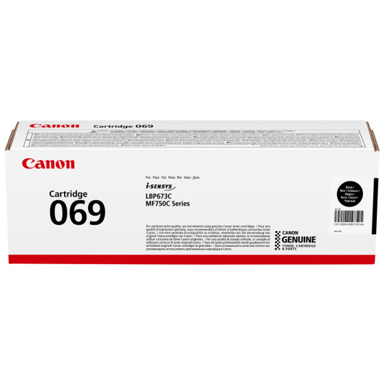 CANON 069 NOIR - TONER CANON D'ORIGINE (5094C002AA)