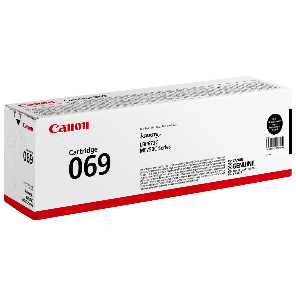 CANON 069 NOIR - TONER CANON D'ORIGINE (5094C002AA)